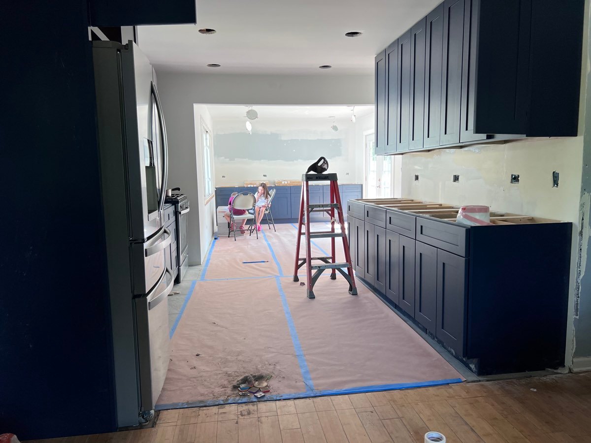 Kitchen cabinetry installed during an interior renovation